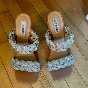 Steve Madden glitter heels